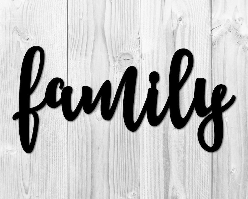 Family Sign Wooden Family Sign Family Wood Sign Farmhouse Wall Etsy
