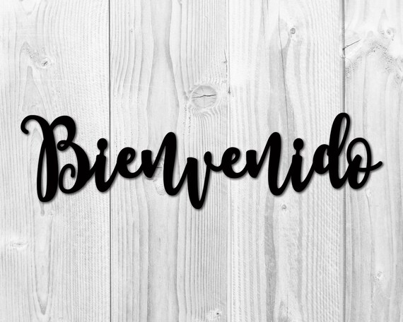 Bienvenido Sign Bienvenido a casa Spanish Welcome Entryway | Etsy