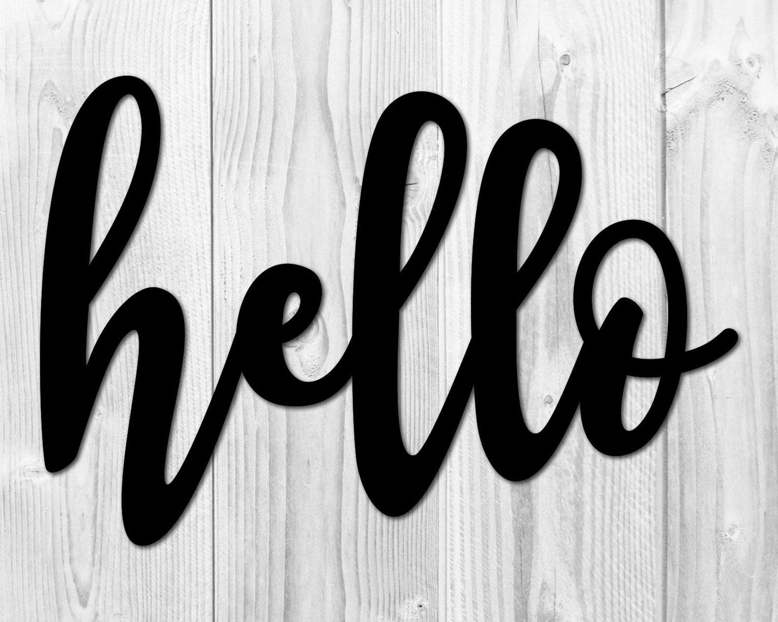 Hello Sign Hello Wooden Sign Hello Entry Sign Hello Entrance | Etsy