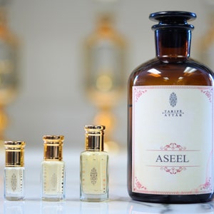 Aseel by Tarife Attar, Premium Perfume Oil, Bergamot, Clary Sage, Lemon, Alcohol-Free, Vegan