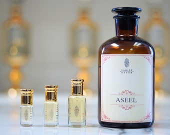 Aseel by Tarife Attar, Premium Perfume Oil, Bergamot, Clary Sage, Lemon, Alcohol-Free, Vegan