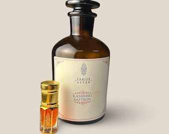 KASHMIRI SAFFRON — Pure Saffron & Sandalwood Attar | Single Origin Specimen | Tarife Attar | The Vault