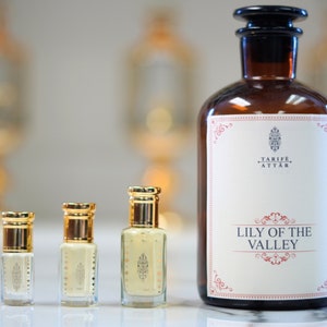 Lily of the Valley Perfume Oil by Tarife Attar, Premium, Fresh, Green, Watery, Alcohol-Free, Vegan, Perfect Gift For Her