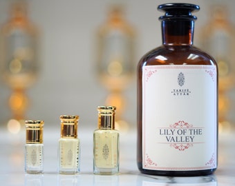 Lily of the Valley Perfume Oil by Tarife Attar, Premium, Fresh, Green, Watery, Alcohol-Free, Vegan, Perfect Gift For Her