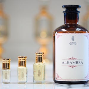Alhambra by Tarife Attar, Premium Perfume Oil, Amberwood, Jasmine, Cedar, Alcohol-Free, Vegan, Perfect Gift