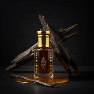 Honey Oudh Perfume Oil: Vegan Vanilla Amber Attar