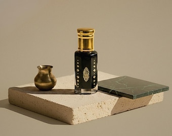 Black Musk Perfume Oil: Woody Oriental, Vegan, Alcohol-Free