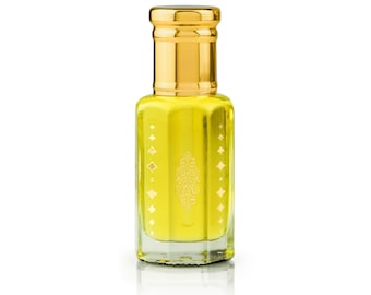 Golden Musk by Tarife Attar, Fresh & Airy,  Citrus Notes, Premium Perfume Oil, Alcohol-Free, Vegan