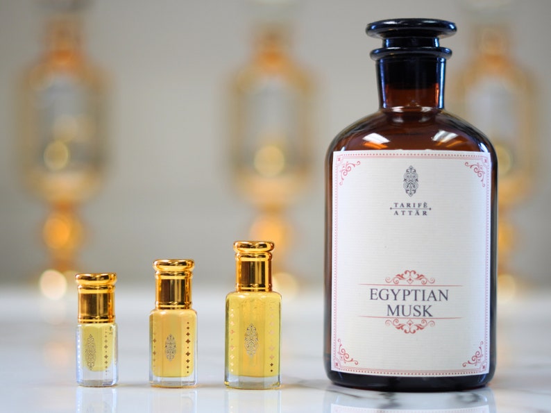 Egyptian Musk Perfume Oil by Tarife Attar, Nostalgic Blend, Premium, Alcohol-Free, Vegan image 1