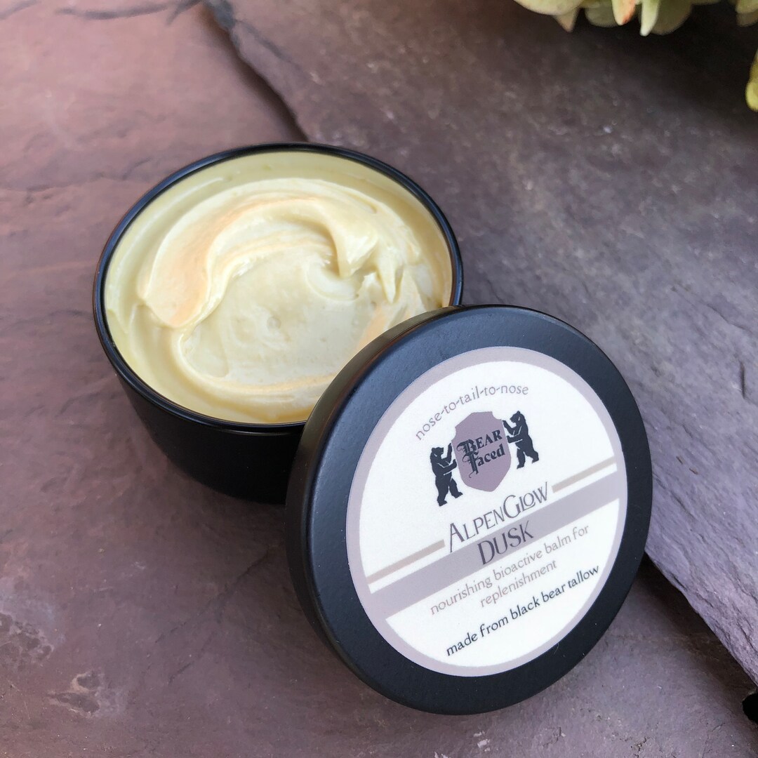 Alpenglow DUSK Black Bear Tallow Moisturizing Cream From Bearfaced