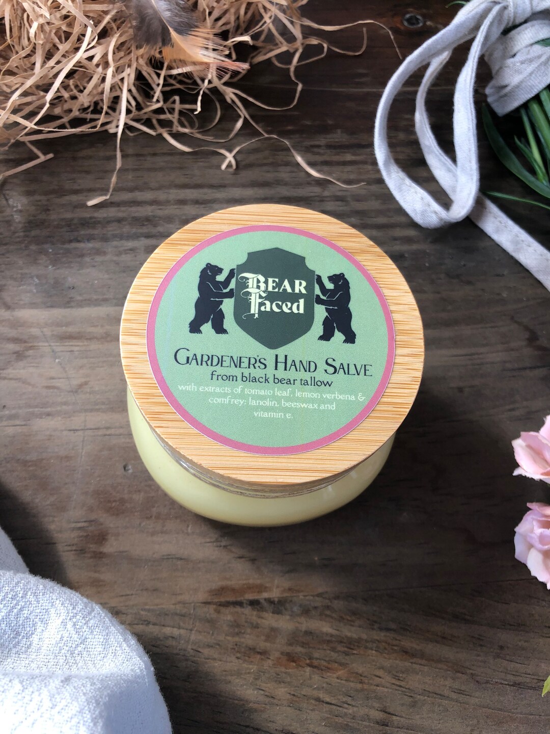 Gardeners Hand Salve From Black Bear Tallow With Tomato Etsy