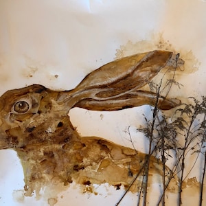 Deposit: GroundWater Designs ~ coffee ground paintings
