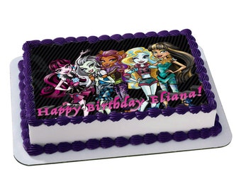 Monster High Cake Topper Etsy