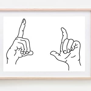 Photo Hands Wall Art Print - Digital Print