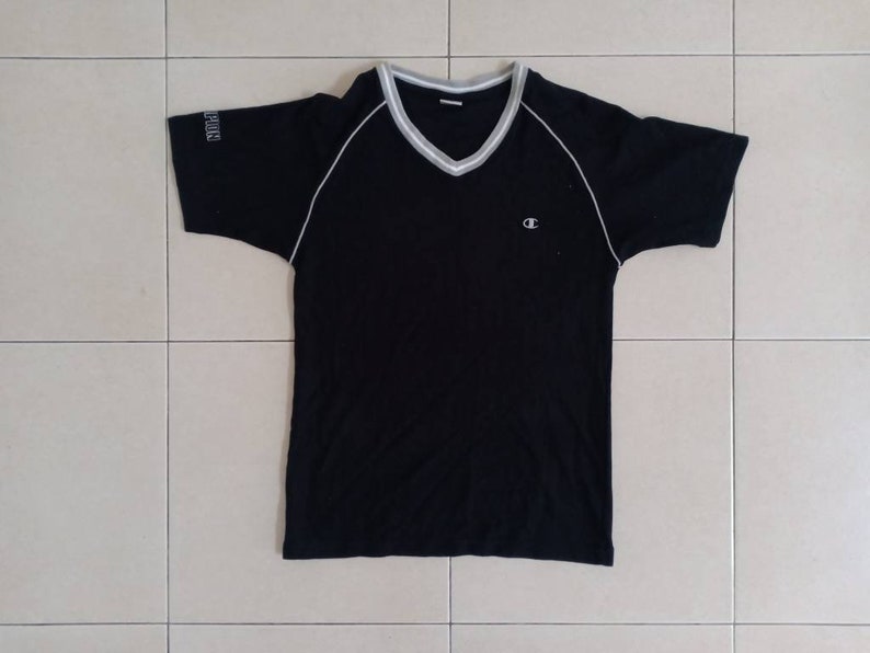 champion t shirt small logo