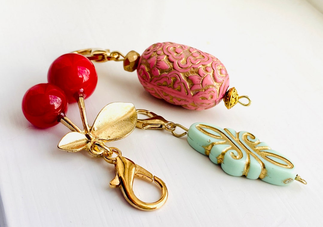 Set of 3 Zipper Pulls Zipper Pulls for Purses Zipper Charm Etsy