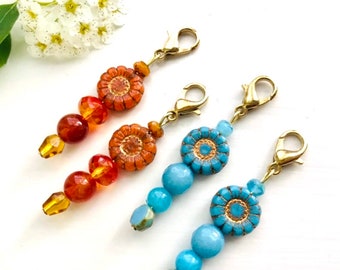 1 Tiretto con cerniera girasole, Charms con cerniera, Tiretti con cerniera per borse, Regali di girasole, Tiri con cerniera, Charms Planner, Scissor Fobs, Chiusure lampo