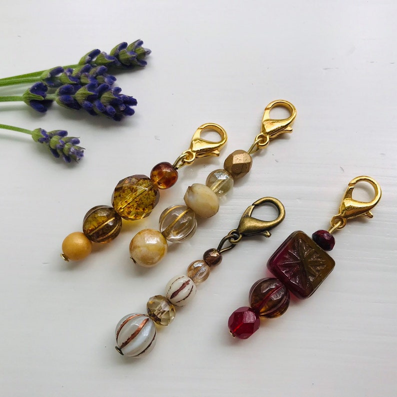 Beaded Zipper Pull Charms Zipper Charms Zipper Pulls for Etsy