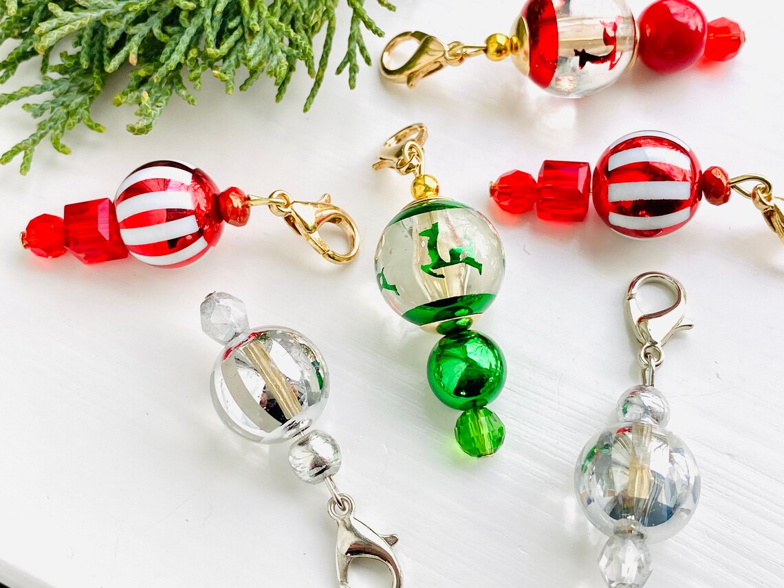 Christmas Zipper Pulls Christmas Accessories Zipper Pulls Etsy