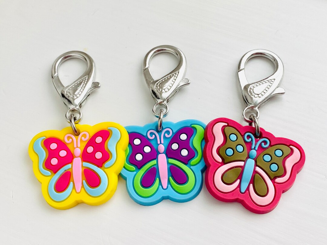 Acrylic Butterfly Zipper Pull Kids Zipper Pull Clip on Etsy
