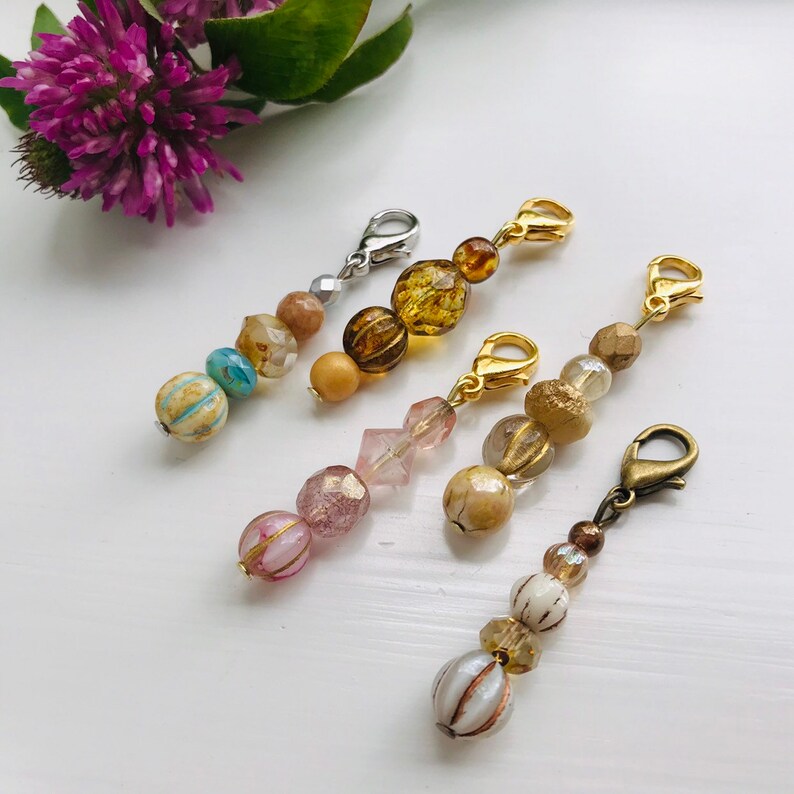 Beaded Zipper Pull Charms Zipper Charms Zipper Pulls for Etsy