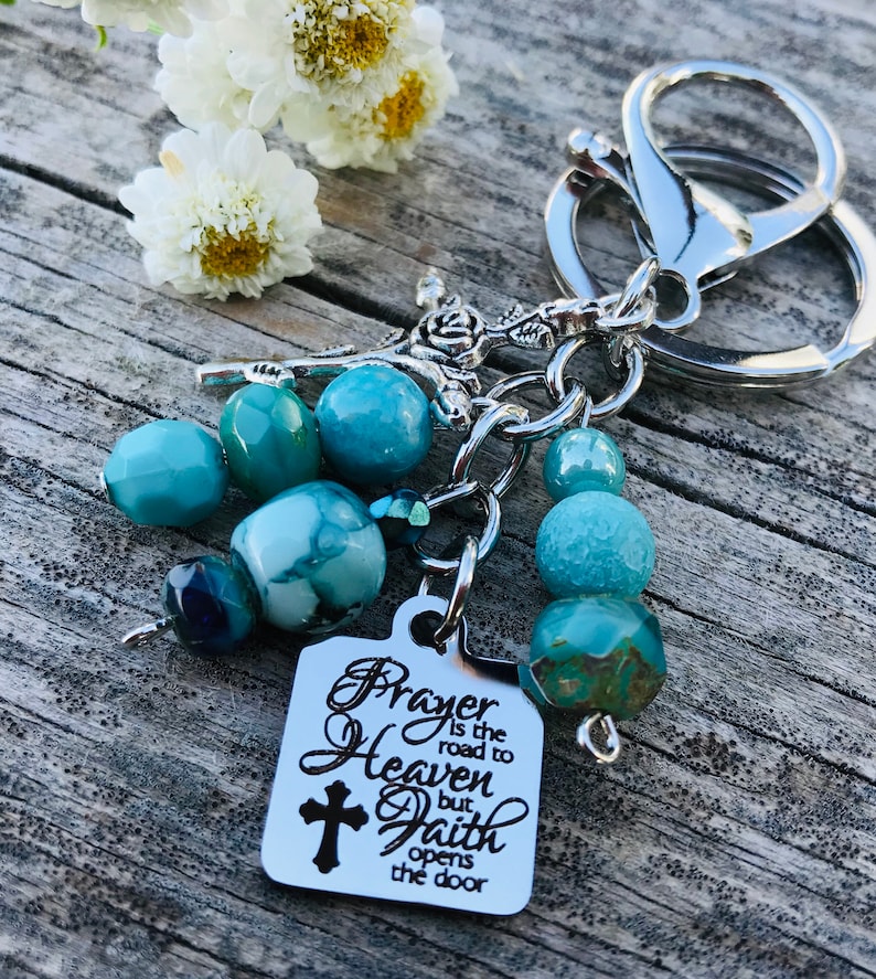 Inspirational Keychain Christian Gifts for Women Faith  Etsy