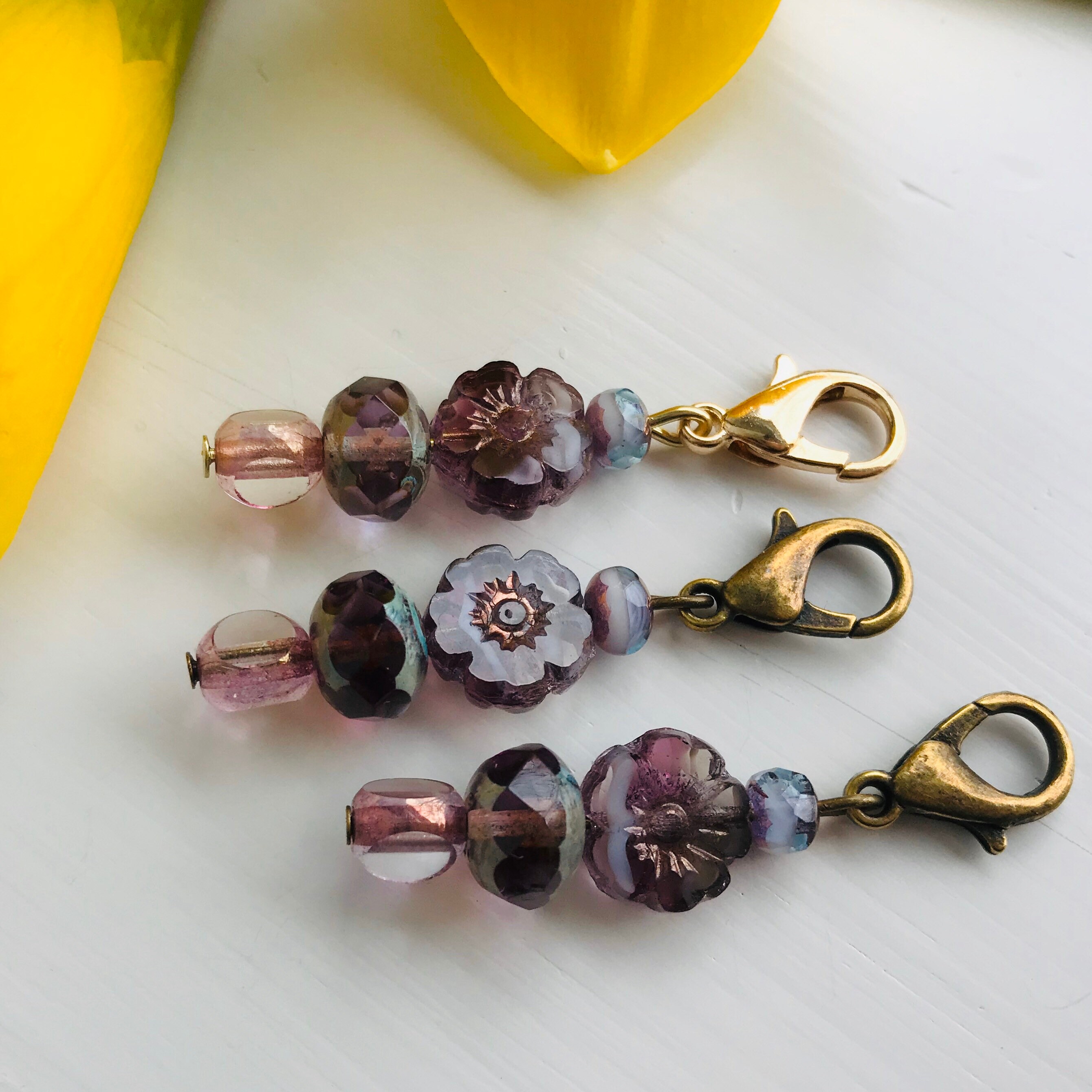 Beaded Zipper Pull Planner Charms Zipper Pulls for Purses Etsy