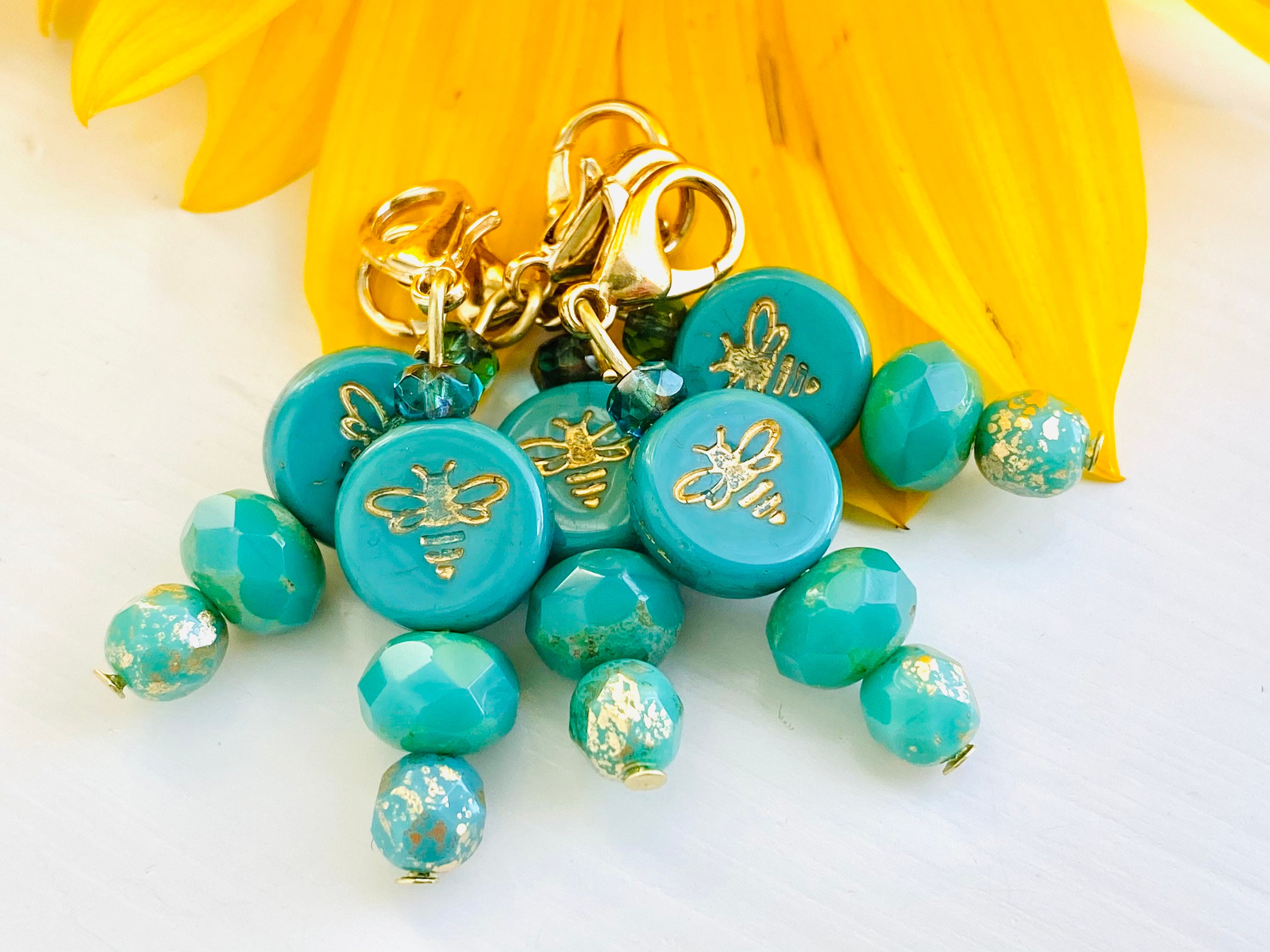 1 Honeybee Zipper Pull Honey Bee Gifts Zipper Pulls for Etsy