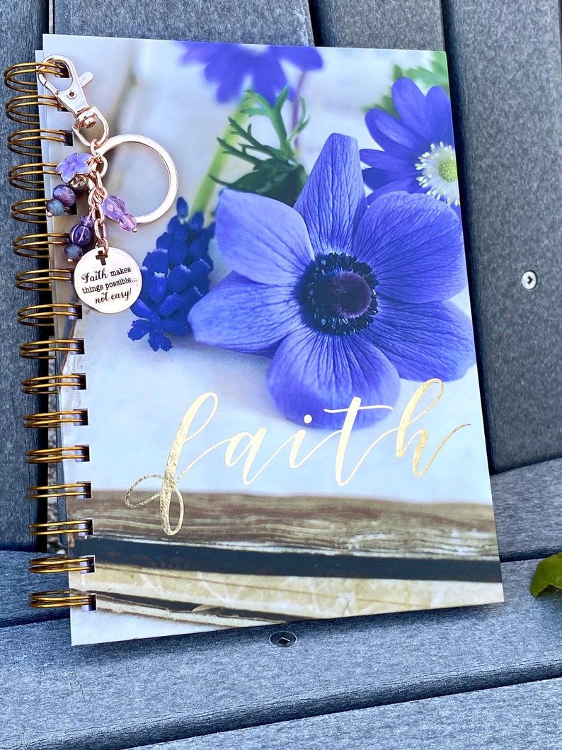 Faith Journal & Matching Journal Charm Journal With Journal Etsy