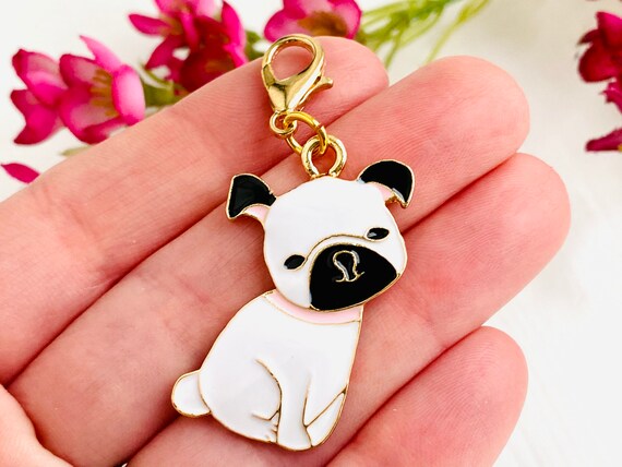 Pug Zipper Pull Pug Owner Gift Pug Planner Charm Dog Lover Gifts Zipper Pulls for Purses Zipper Charm Enamel Pug Zipper Pull Etsy UK