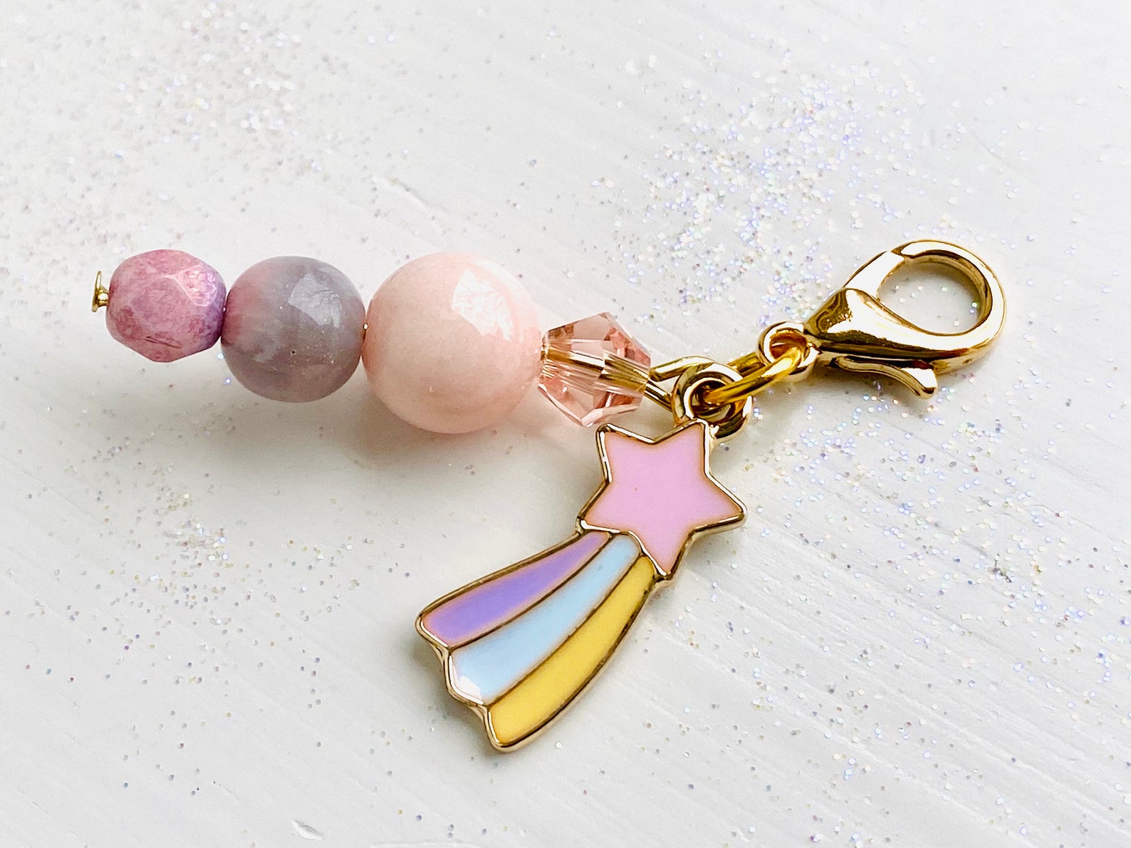 Shooting Star Zipper Pull Zipper Pulls for Purses Celestial Etsy