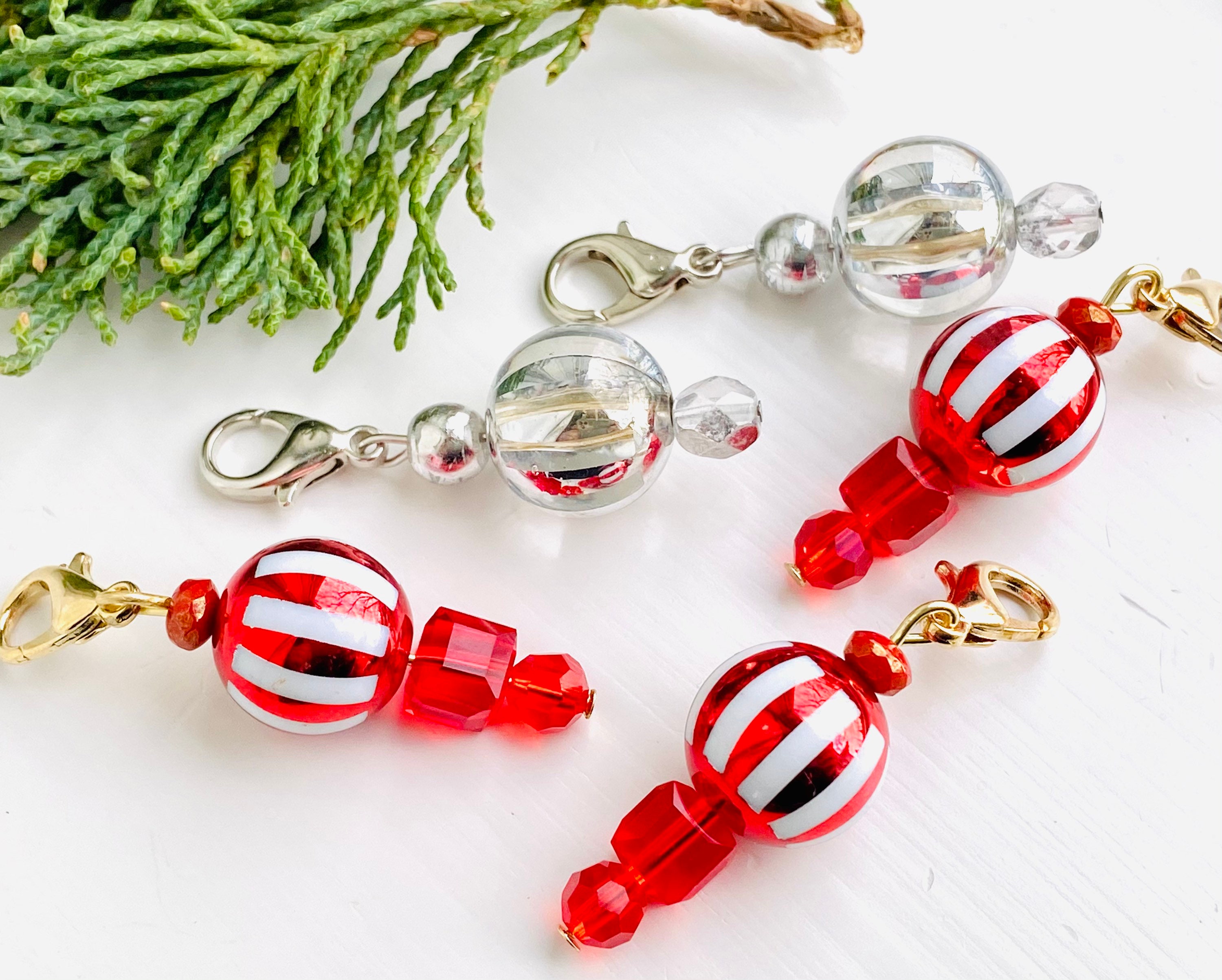 Christmas Zipper Pulls Christmas Accessories Zipper Pulls Etsy