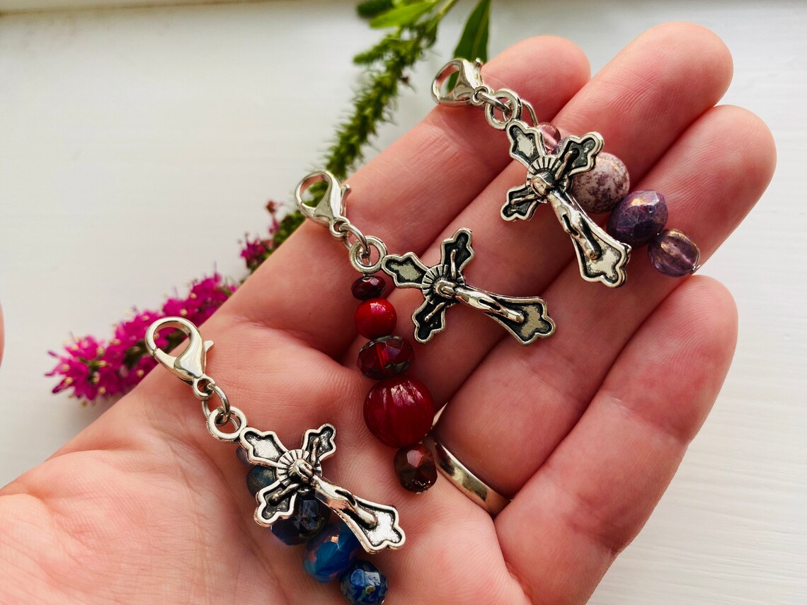 1 Cross Zipper Pull Crucifix Zipper Pull Christian Planner Etsy
