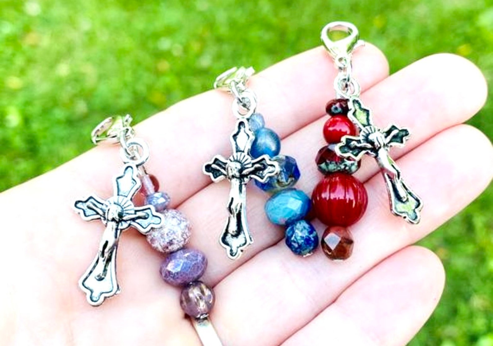 Cross Zipper Pull Crucifix Zipper Pull Christian Planner Etsy