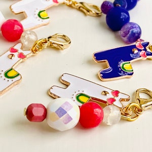 1 Llama Zipper Pull, Llama Gifts for Kids, Zipper Pulls for Purses, Llama Purse Charm, Alpaca Zipper Pull, Back To School, Scissor Fobs