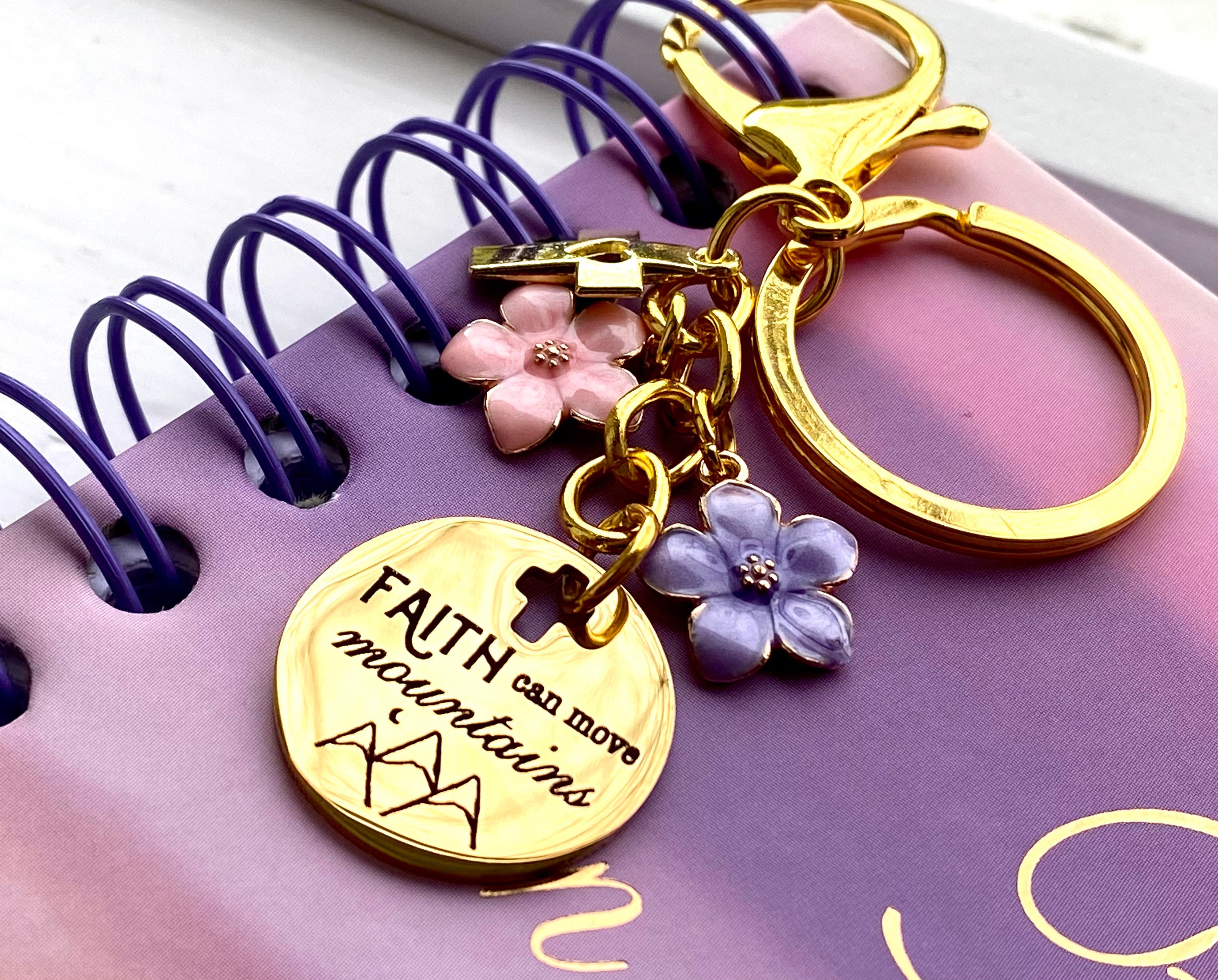 Faith Journal With Journal Charm Christian Gifts for Women Etsy