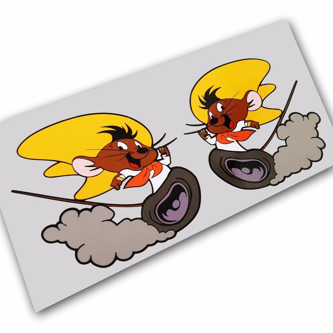 Speedy gonzales mouse run stickers decals motorcycle decals Etsy