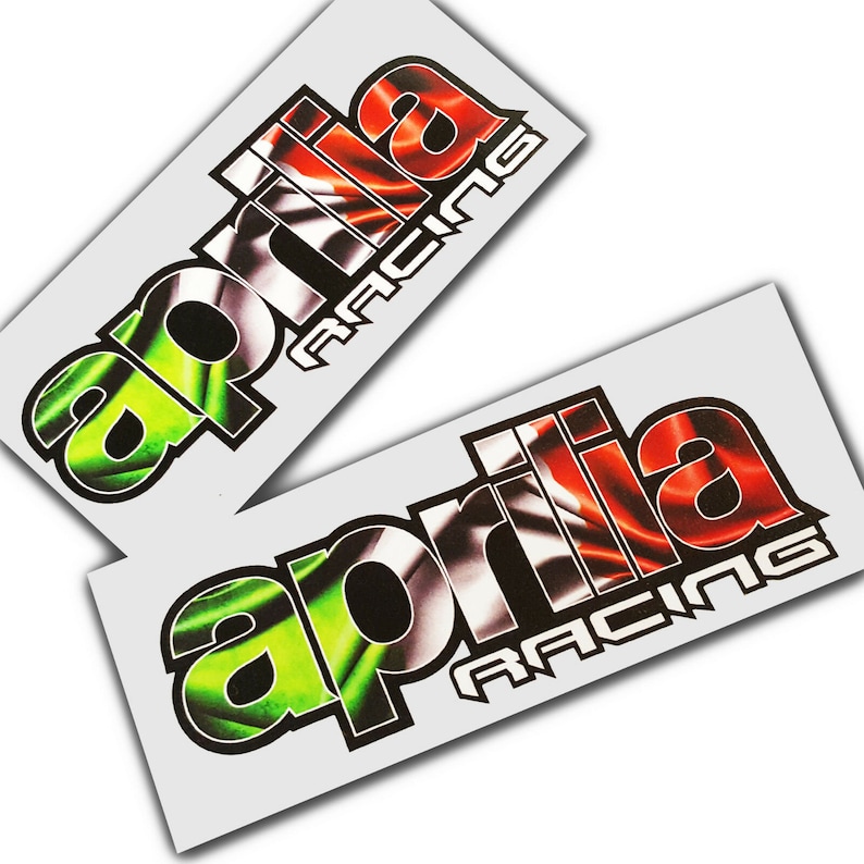 Aprilia racing Motorcycle graphics stickers decals x 2PCS NEW Style 003