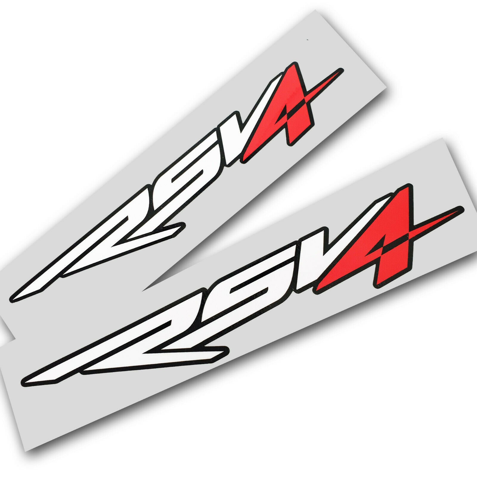 Aprilia rsv4 motorcycle graphics stickers decals x 2 red white Etsy