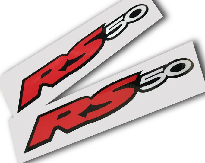 Aprilia Racing  Motorcycle graphics stickers decals x rectangle 2 PCS