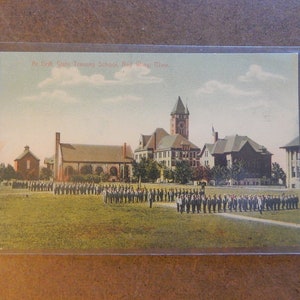 Asa Vermelha, Minnesota. Escola Estadual de Treinamento - No Drill. 1912