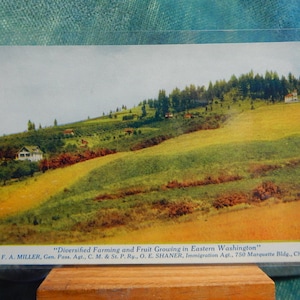 C.M.&St.P.Ry., O.E.Shaner, « Diversification de l'agriculture et de la culture fruitière dans l'est de l'État de Washington »