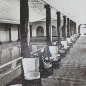 White Sulphur Springs, Virginie-Occidentale. La piscine Greenbriar-RPPC des années 1920-30 est comme neuve, pas utilisée.