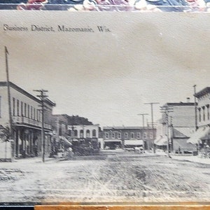 Mazomanie, Wisconsin. Quartiere degli affari. 1906