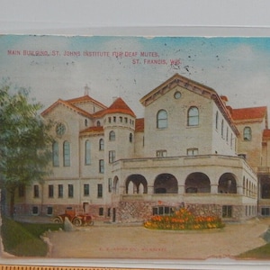 São Francisco, Wisconsin. Edifício Principal Instituto St. Johns para Surdos Mudos. 1910-16?