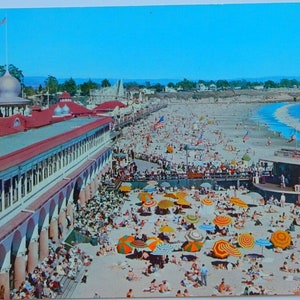 Monterey, Californie. Carte postale géante Santa Cruz Beach.