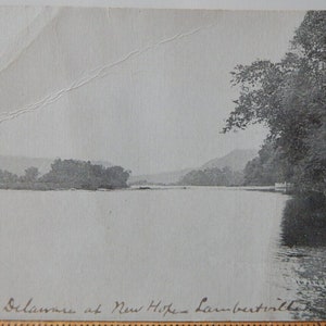 De Delaware in New Hope, Lambertville, New Jersey. 1921