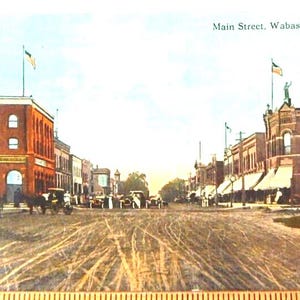 Wabasha, Minnesota. Rua Principal. 1912