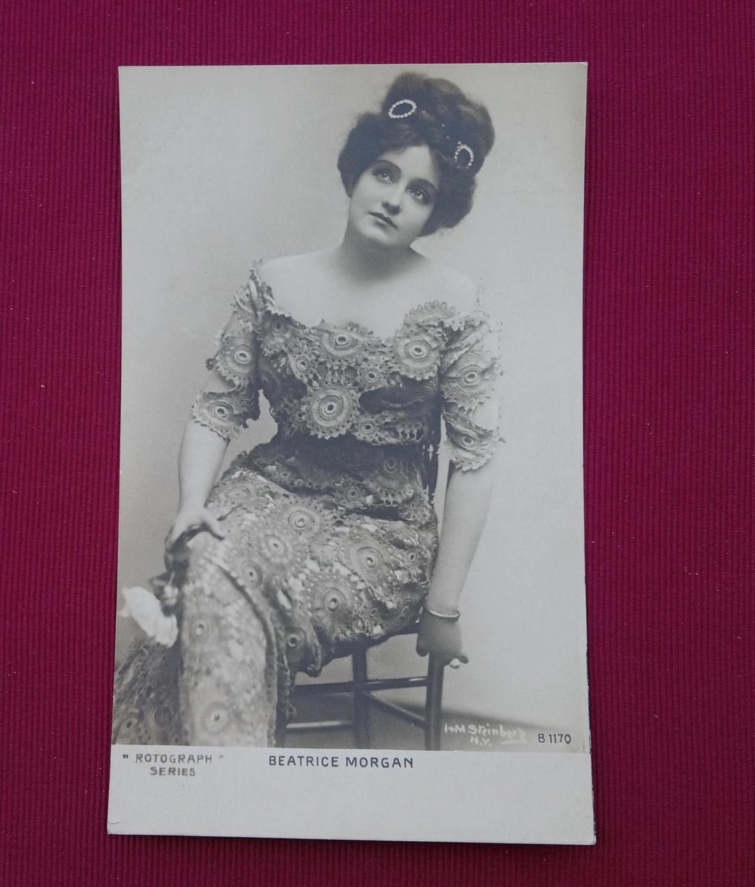 Beatrice Morgan (rotograph Series), I & M Steinberg, N.Y. Bromide Paper ...