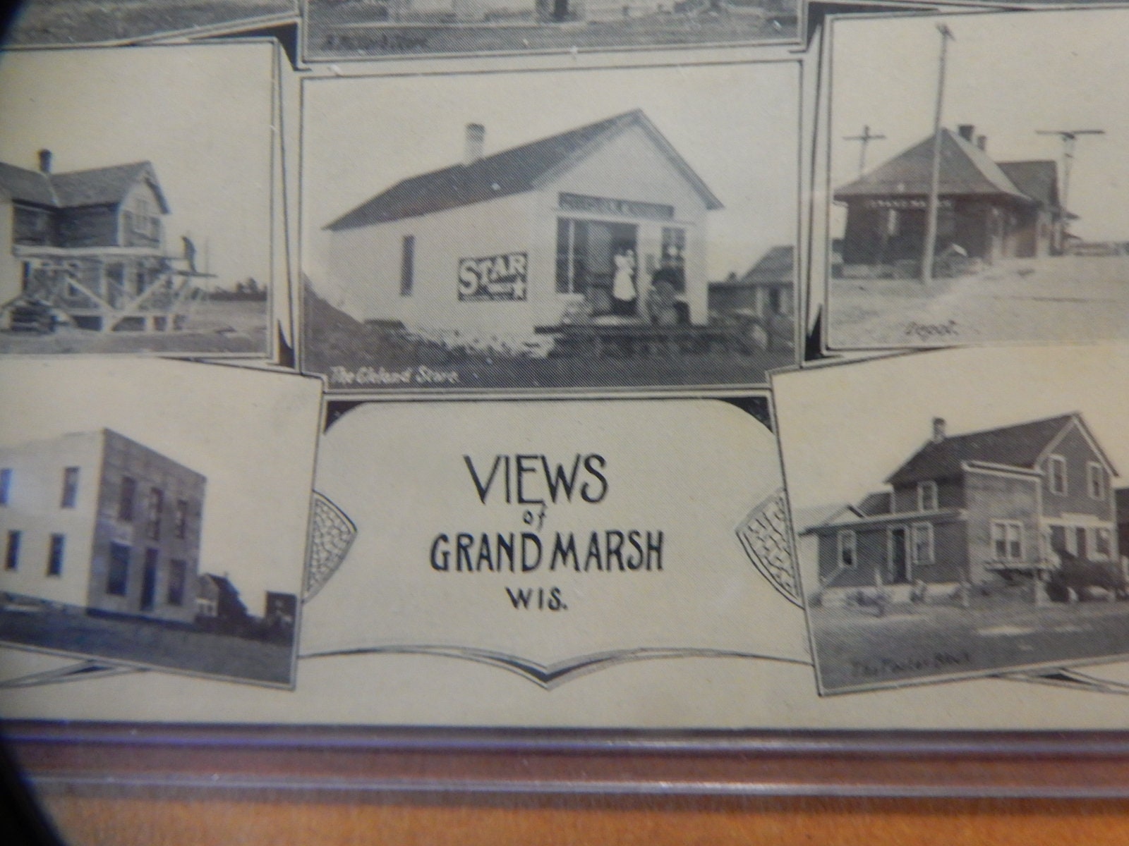 Grand Marsh, Wisconsin. Grand Marsh Hotel, Millers Store, Foster Block